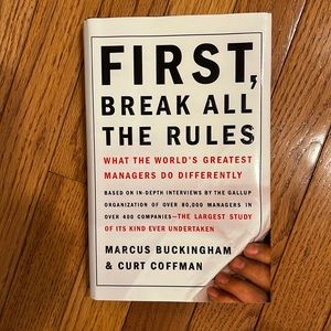 NWT First, Break All The Rules book
